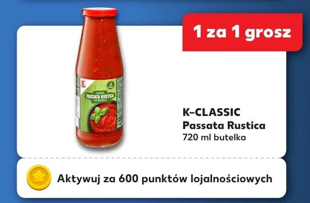 Passata Rustica 720 ml K-Classic promocja w Kaufland