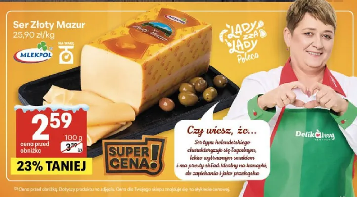 Ser promocja w Delikatesy Centrum