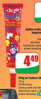 Klej w tubce  promocja w Dino