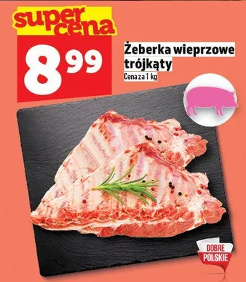 Żeberka wieprzowe trójkąty promocja w TOPAZ