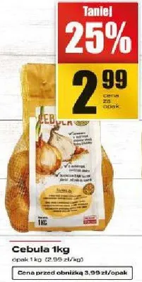 Cebula promocja w Supeco