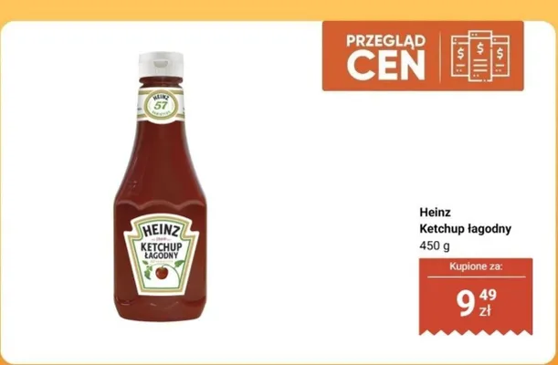 Ketchup łagodny promocja w Biedronka