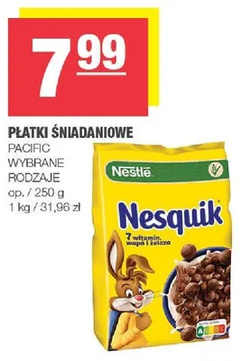 Płatki śniadaniowe Nesquik Nestle promocja w SPAR