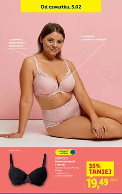 Biustonosz damski z koronką promocja w Lidl