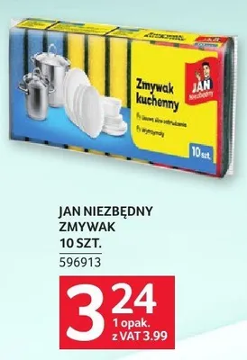 Zmywak niezbędny Jan 10 szt. promocja w Selgros