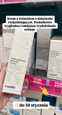 Krem do twarzy wielozadaniowy z retinolem promocja w Hebe