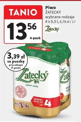 Piwo promocja w Intermarche