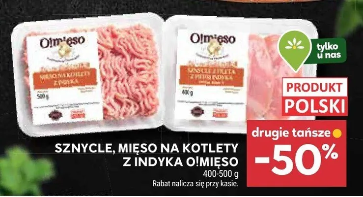 Sznycel, mięso na kotlety z indyka Olmi'eso promocja w Stokrotka