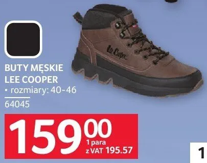 Buty męskie LEE COOPER promocja w Selgros
