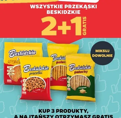 Przekąski Beskidzkie - różne rodzaje (paluszki, precełki) promocja w Netto