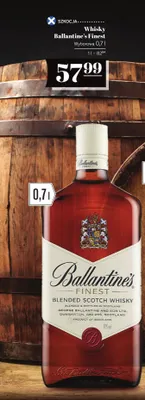 Whisky Finest Blended Scotch Ballantine's promocja w POLOmarket