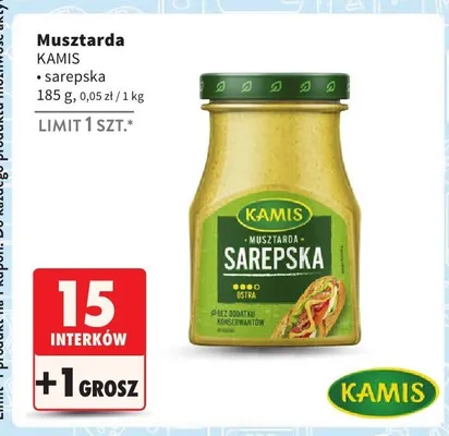 Musztarda sarepska promocja w Intermarche