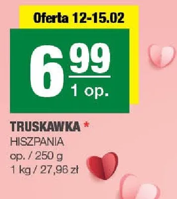 Truskawka Hiszpania promocja w SPAR