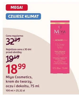 Krem do twarzy oczu i dekoltu, 75 ml promocja w Rossmann