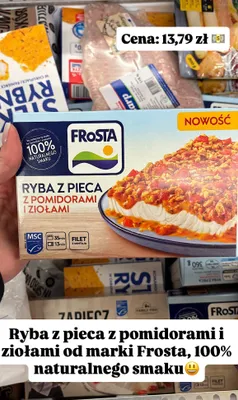Ryba z pieca z pomidorami i ziołami  promocja w Dino