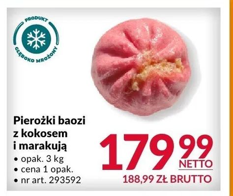Pierożki baozi z kokosem i marakują Makro promocja w Makro