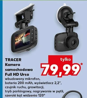 Kamera samochodowa Full HD Tracer promocja w Kaufland