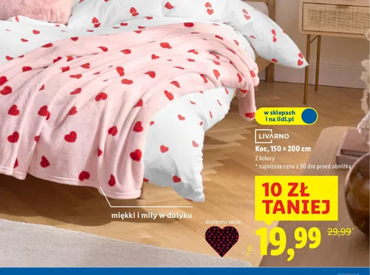Koc 150x200cm promocja w Lidl
