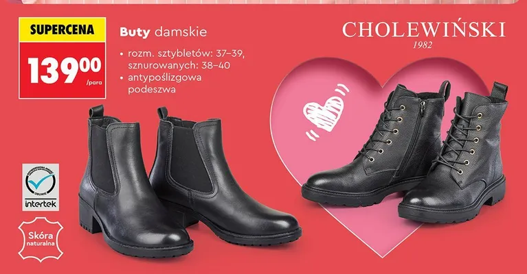 Buty damskie  promocja w Biedronka