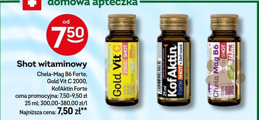 Shot witaminowy Gold Vit C 2000 25ml promocja w Żabka