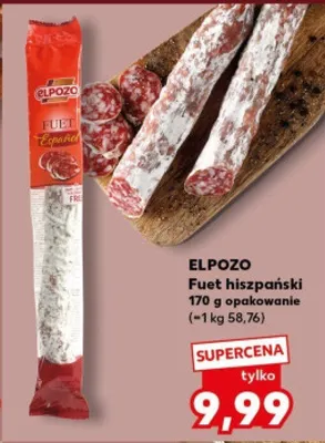 Fuet hiszpański promocja w Kaufland