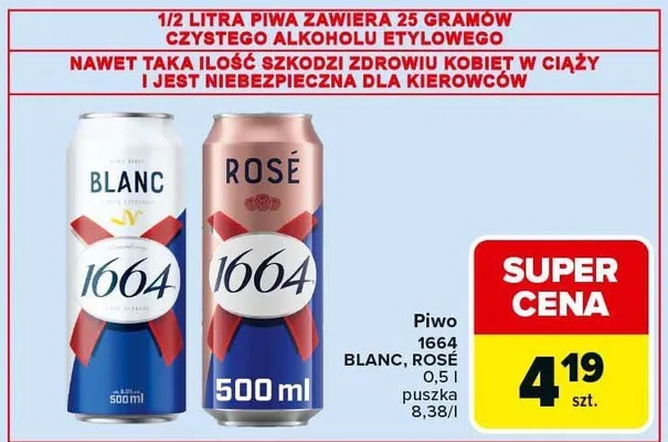 Piwo promocja w Carrefour