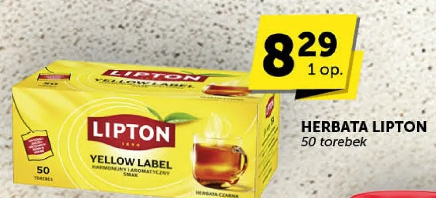 Herbata Lipton Yellow Label promocja w Euro Sklep