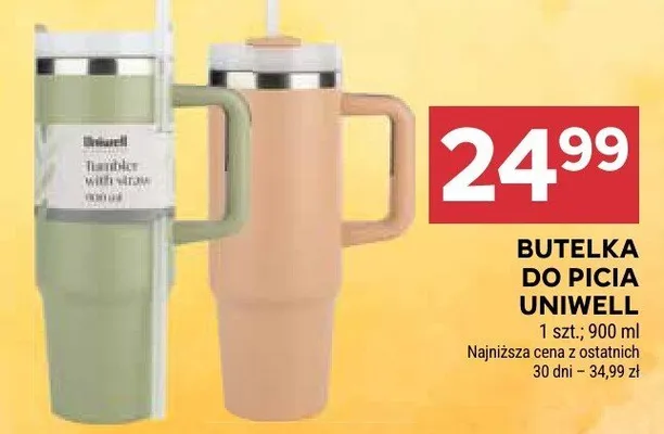 Butelka do picia Uniwell promocja w Stokrotka