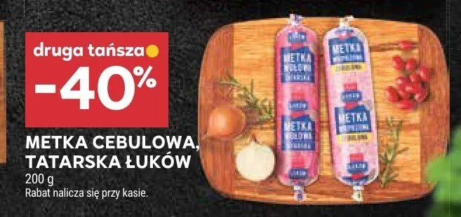 Metka cebulowa, tatarska z łuków promocja w Stokrotka
