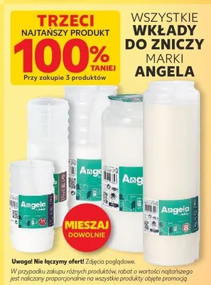 Wkłady do zniczy wszystkie rodzaje Angela promocja w Kaufland