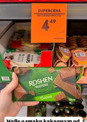 Wafle kakaowe promocja w Biedronka