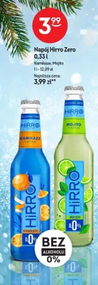 Napój Hirro Zero 0,33l Mojito promocja w Żabka