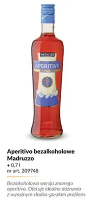 Aperitivo bezalkoholowe Madruzzo promocja w Makro