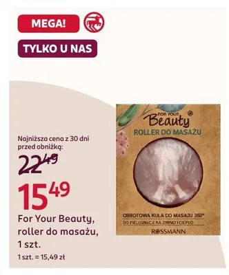 Roller do masażu, 1 szt. promocja w Rossmann