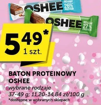 Baton proteinowy Oshee promocja w ABC