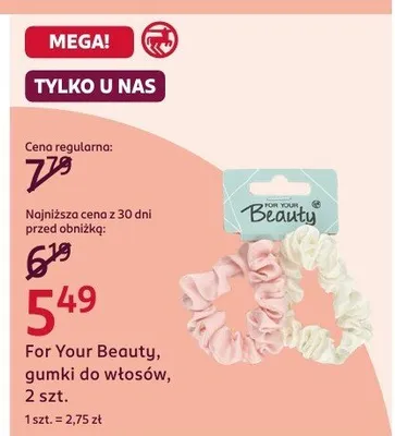 Gumki do włosów, 2 szt. promocja w Rossmann