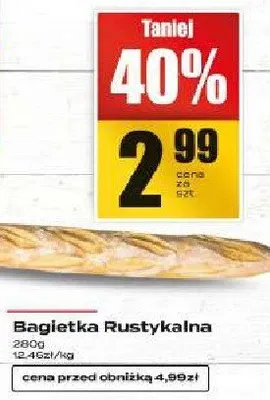Bagietka Rustykalna promocja w Supeco