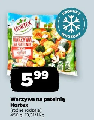 Warzywa na patelnię Hortex (różne rodzaje) 450 g promocja w Netto