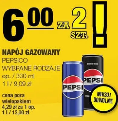 Napój promocja w SPAR