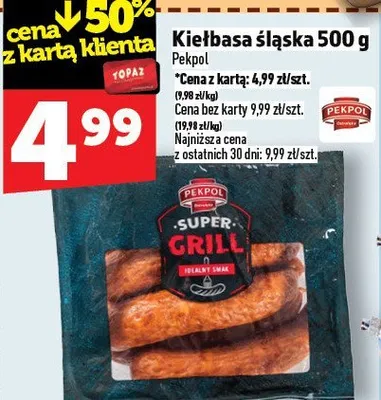Kiełbasa śląska promocja w TOPAZ
