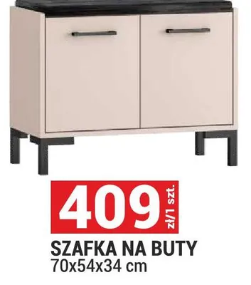 Szafka na buty 50 x 17 x 116 cm promocja w Merkury Market