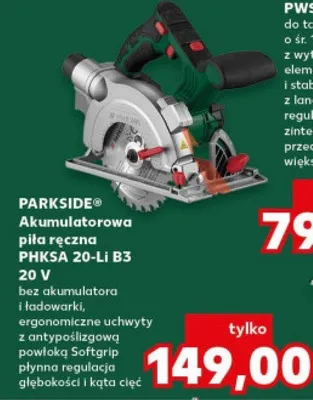 Akumulatorowa piła ręczna PHKSA 20-Li B3 promocja w Kaufland