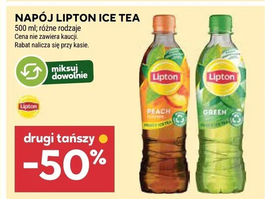 Napój Lipton Ice Tea 500ml promocja w Stokrotka