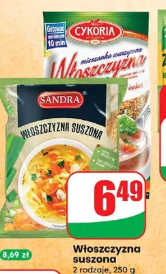 Włoszczyzna suszona  promocja w Dino