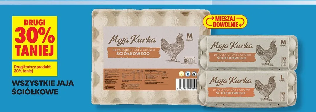 Jaja promocja w Biedronka