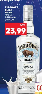 Wódka Żubrówka Biała promocja