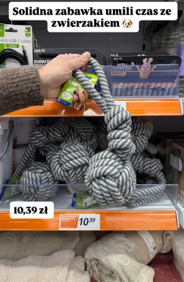 Zabawka dla psa sznurek promocja w Action