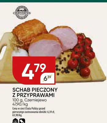 Schab pieczony z przyprawami Sokołów promocja w Chata Polska