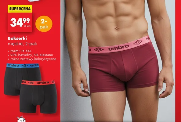Bokserki promocja w Biedronka