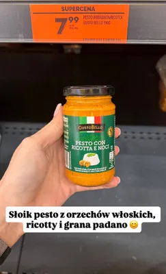 Pesto z serem Ricotta 190g promocja w Biedronka